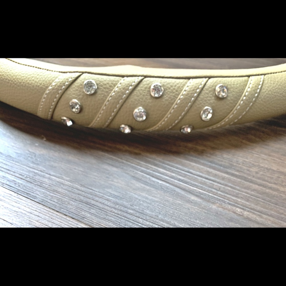 Crystal Studded Steering Wheel Cover